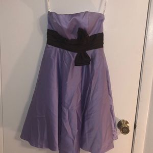 Purple, Pretty Maids, size 4, strapless dress